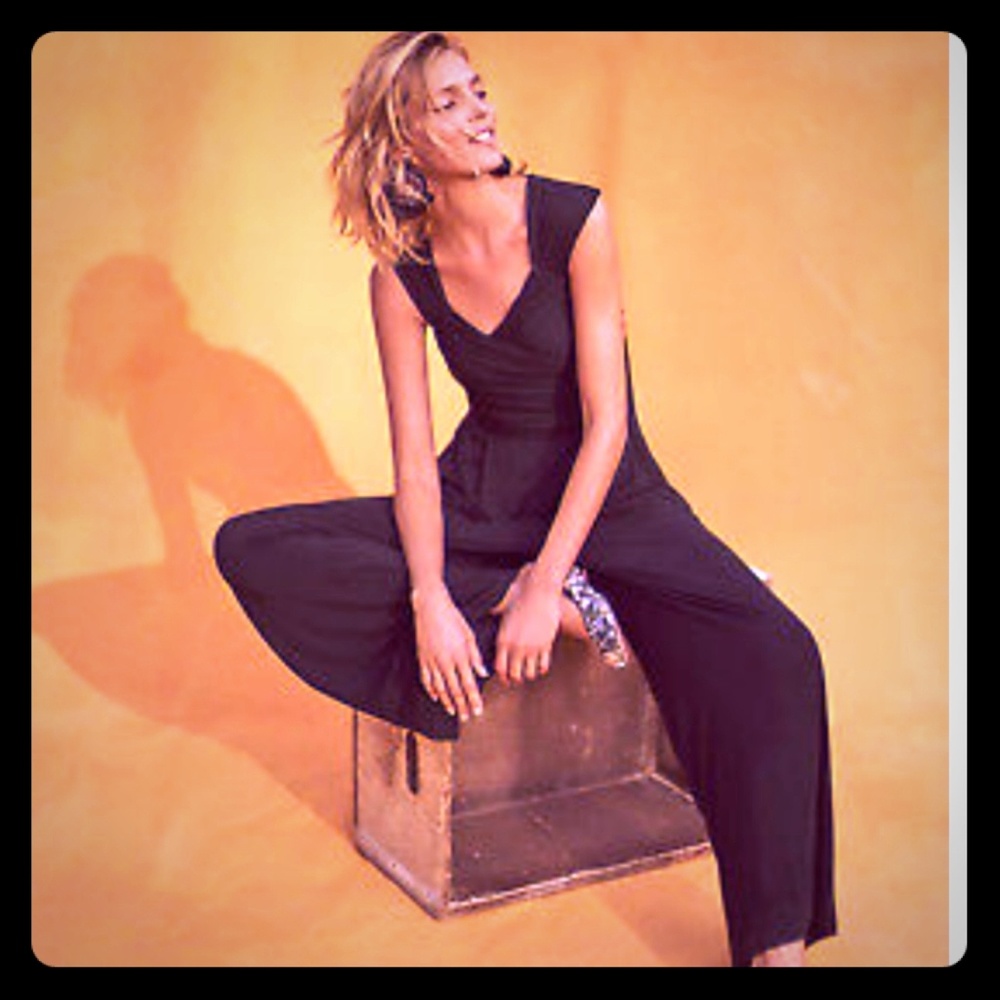 Gorgeous Black Anthropologie Jumpsuit